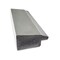 Amanti Art Non-Beveled Wall Mirror, Vista Brushed Nickel Narrow Frame